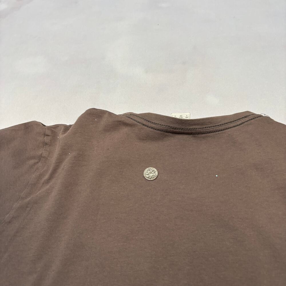 Vintage Y2K Pink Floyd Flocked Pink Pig Brown Short Sleeve T Shirt Men's Small - Picture 12 of 13